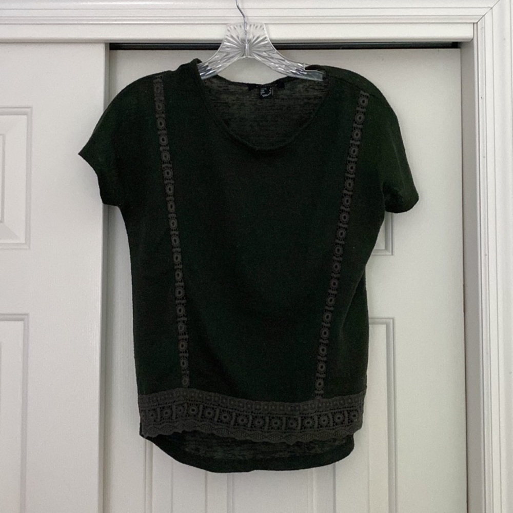 Green blouse